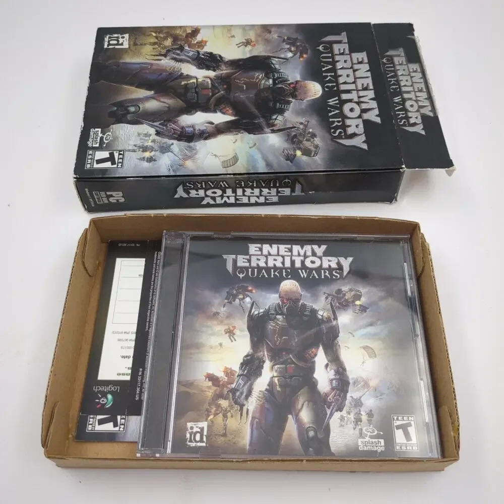 Enemy Territory Quake Wars PC Video Game FPS Multiplayer Action Shooter